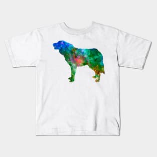 Bosnian and Herzegovinian Croatian Shepherd Dog in watercolor Kids T-Shirt